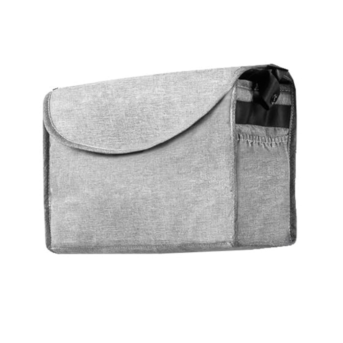 Дитяча коляска 3 в 1 PU-Leder, зручна багатофункціональна комбінована коляска, алюмінієва рама, висока позиція сидіння, складна коляска (L518 Khaki, сірий V8, модель 3 в 1-V8)