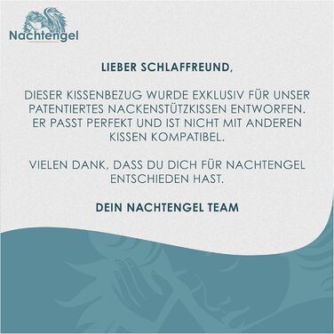 Ортопедична подушка Nachtengel для шиї та спини з Memory Foam, проти хропіння, для всіх положень сну (бічні, на спині, на животі), білий та сірий колір