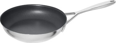 Набір каструль ZWILLING Quadro 5-ти предметний, нержавіюча сталь, без покриття, 4 скляні кришки, підходить для індукційних плит