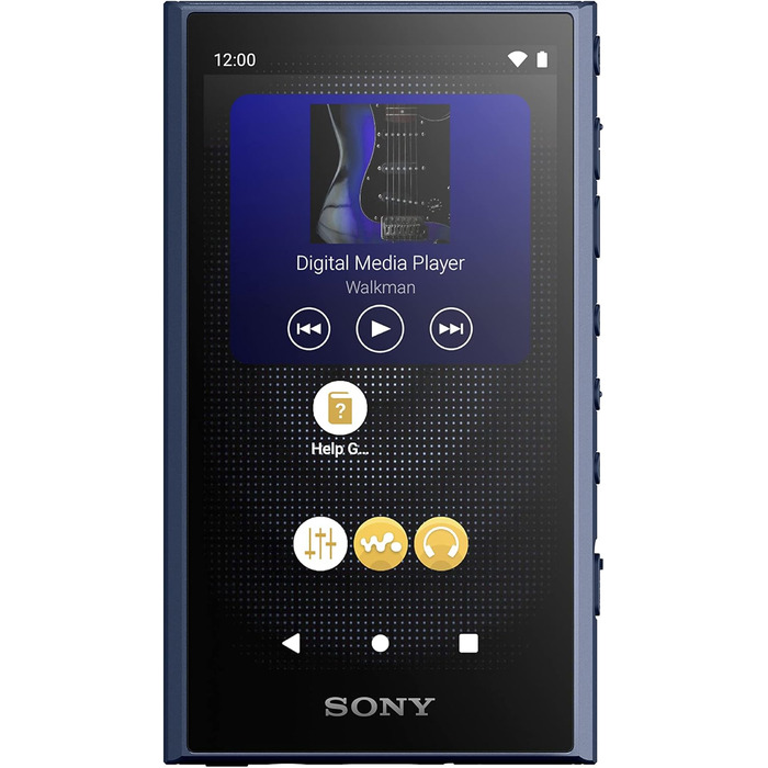 Плеєр MP3 Sony Walkman NW-A306 32ГБ, сенсорний екран, до 36 годин роботи, Wi-Fi, покращене звучання, синій