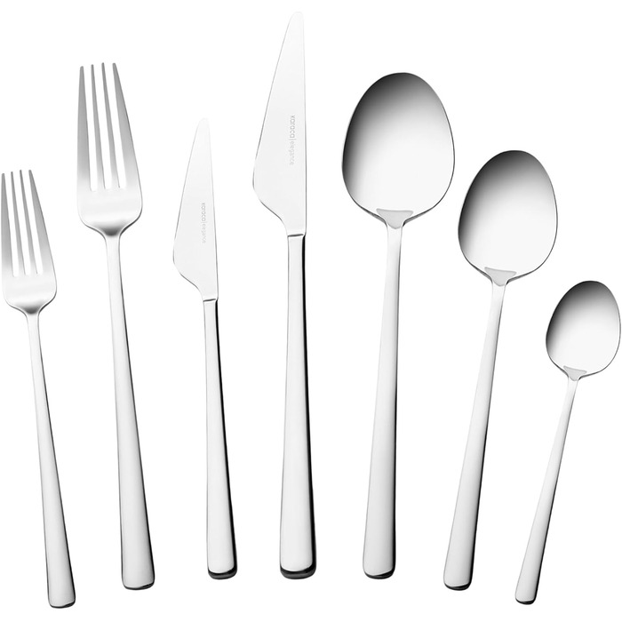 Набір столових приборів Karaca Elegance Serena, 84 шт., нержавіюча сталь, для мийки посуду