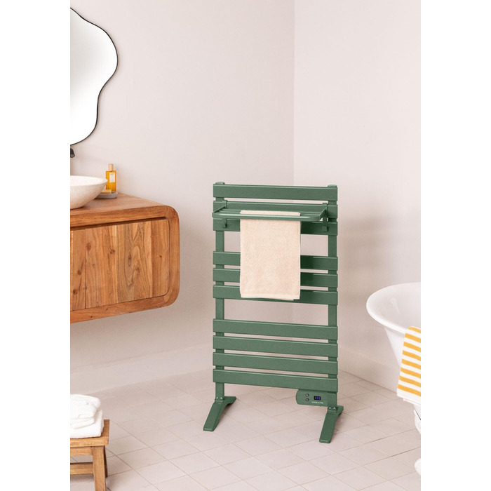 Електричний нагрівач для рушників CREATE / WARM 500W з підставками, 103x55x5 см, термостат, низьке споживання