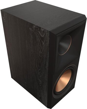 Поличний динамік Klipsch RP-600M II, гібридний рупор 90, керамічний низькочастотний динамік 16,5 см, чорний