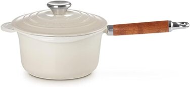 Форма для випічки Le Creuset Profitopf з дерев'яним ручками, 18 см, білий колір меренги