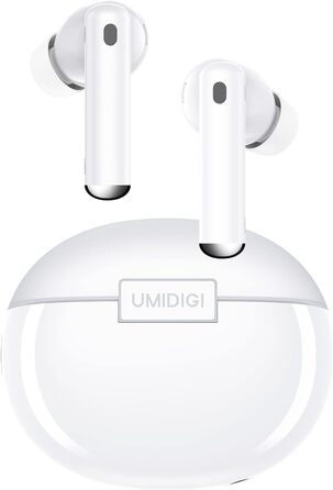 Бездротові навушники UMIDIGI Bluetooth 5.2, ANC 45 дБ, HiFi, бездротова зарядка, водонепроникність IP55