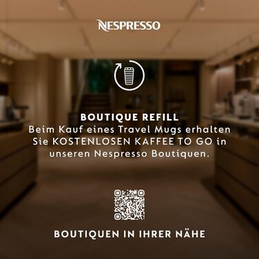 Термокружка Nespresso Touch з нержавіючої сталі, 345 мл, ізольована, витримує протікання