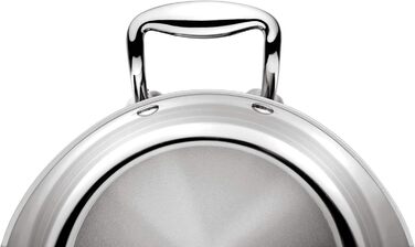 Каструля Lagostina ACCADEMIA LAGOFUSION з нержавіючої сталі, 24 см (6,7 л) з кришкою, для всіх типів плит (в т.ч. індукційних), з прикріпленою ручкою, Італія, гарантія 25 років