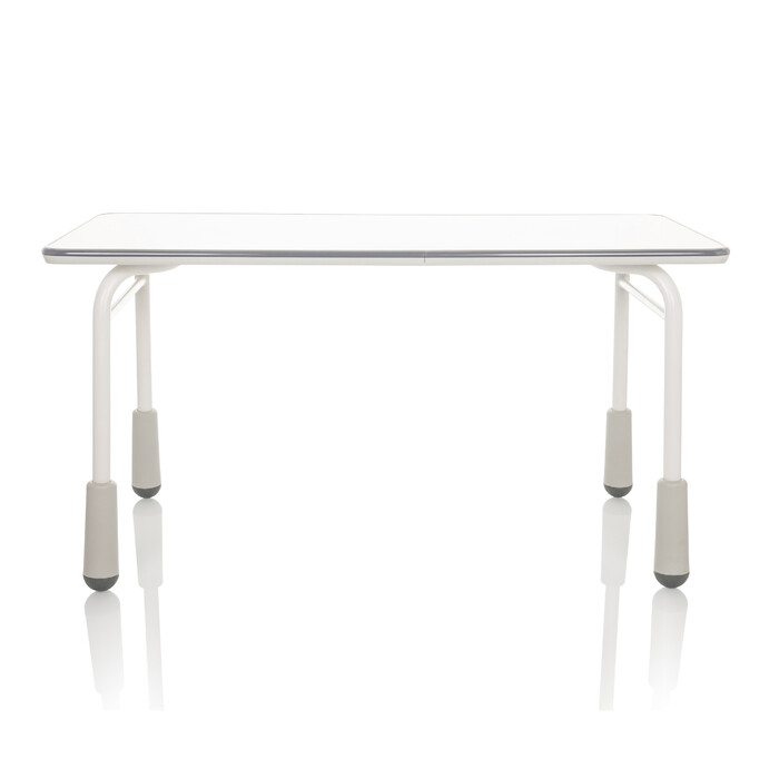 Дитячий стіл KID GRO T 120x60 см, регульована висота, світло-сірий колір, hjh OFFICE