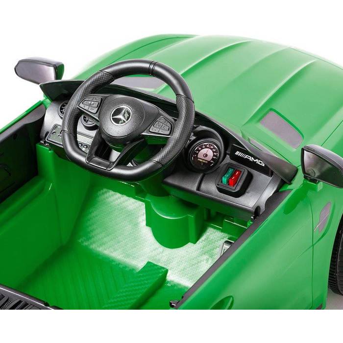 Дитячий електромобіль ATAA Mercedes GTR Mini з акумулятором 12V, зелений