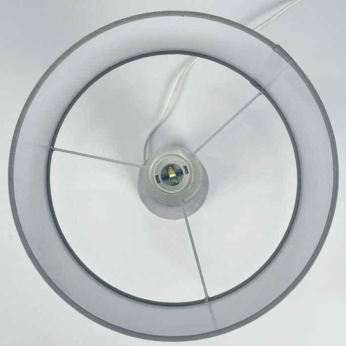 Лампа настільна Relaxdays з оксамитом та льоном