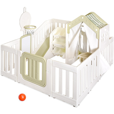 Дитячий ігровий комплекс Mealux Tiana White / Green (арт. KD-C013 White/Green)