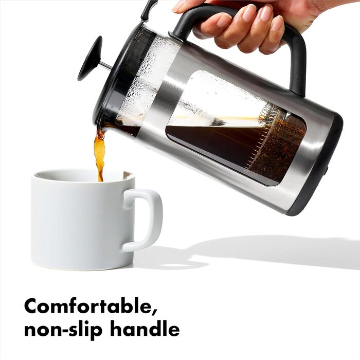 OXO French Press з нержавіючої сталі - 900 мл, кавомашина