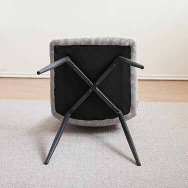 Комплект обідньої групи 5-ти частинний: круглий стіл 100 см та 4 стільці (голландський фліс). Підходить для кухні, вітальні, балкону, ресторану, офісу. Темне дерево + світле дерево/сірий (Cord).