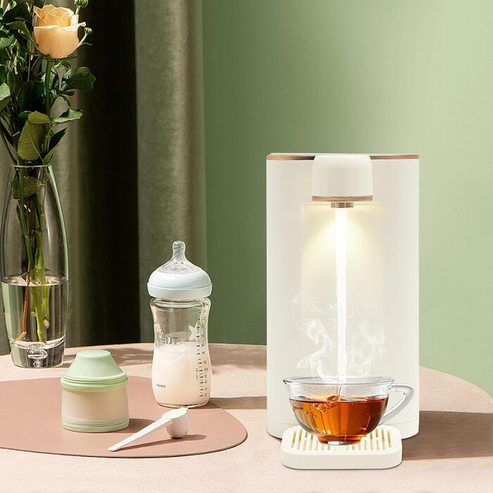 Електричний нагрівач води 3L миттєвого підігріву 2000W з 5 режимами температури та знімним баком, швидкий нагрів, захист від дітей