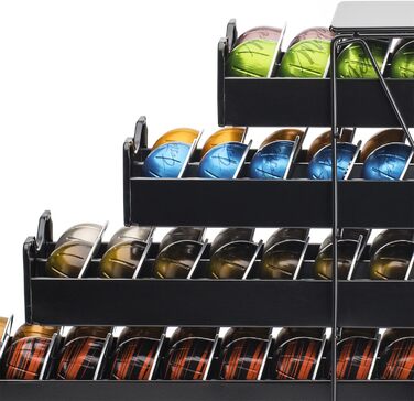 Організатор для капсул Nespresso Vertuo від Bagoo - 5-ярусна стійка для зберігання