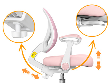 Дитяче крісло Evo-kids Mio Air Pink (арт.Y-307 KP)