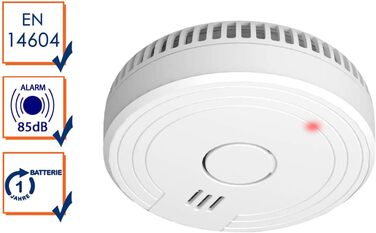 Датчик диму ELRO FS1801 - 10 шт. Відповідає стандарту EN14604