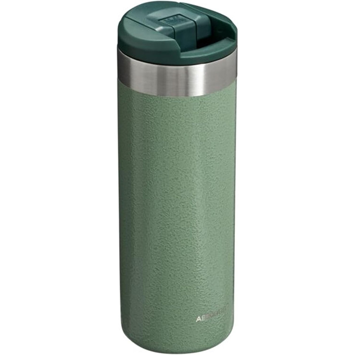Термокружка Stanley Aerolight Transit 0.47L Hammertone Green - Збереження тепла до 6 годин, миється в посудомийній машині, для кави з собою, витримує протікання, сумісна з автомобільними тримачами