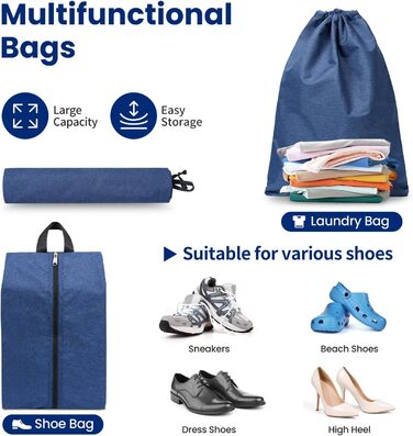 Набір компресійних органайзерів для подорожей з сіткою, 4 шт, розширювані куби для пакування речей у валізу, бірюзовий