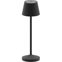 Стійла Лампа Lumisky EMILY, бездротова LED, тепле біле світло, регулювання яскравості, висота 25 см, чорний колір