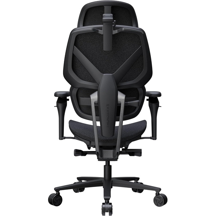 Ігровий крісло ThunderX3 Flex Pro Loft сірого кольору | Ергономічне офісне крісло з тканинною оббивкою, регулювання 19D, 5D підлокітники, механізм SYNC6, дихаюча тканина, для офісу та геймінгу