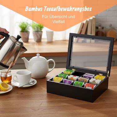 Організатор для чайних пакетиків Relaxdays на 12 відділень