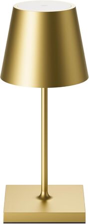 SIGOR Nuindie 2.0 Mini - LED-лампа на акумуляторі, золотиста, 25 см, IP54, USB-C, 12 годин роботи