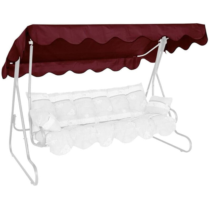 Тент для гойдалки Hollywood від ANGERER, 210 x 145 см, PE-тканина, червоний