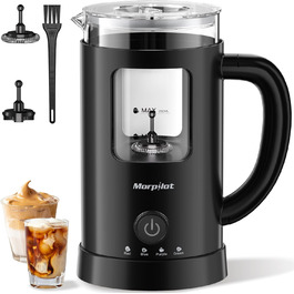 Електричний піноутворювач для молока Morpilot 4-в-1, 550W, 600мл, чорний