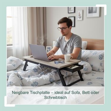 Підставка для ноутбука Relaxdays з бамбука, 15,6 дюймів