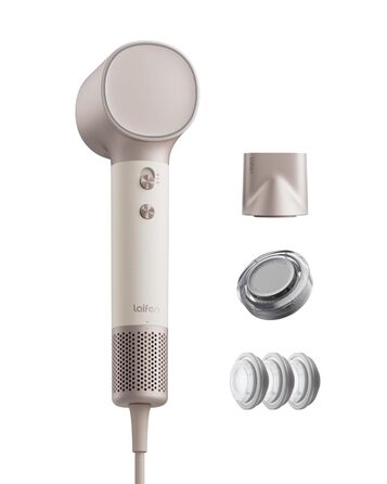 Фен для волосся Laifen Neo Special Starlight: безщітковий мотор 110 000 об/хв, іонізація 200 млн негативних іонів, інтелектуальний контроль температури, 2 магнітні насадки