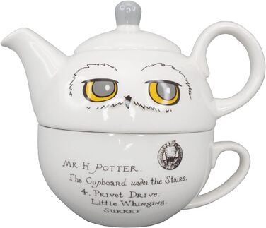 Гаррі Поттер Затока Півмісяця Чайний набір Гедвіги Чай для одного Чашка сови Гедвіги Чайник для однієї людини Маленький чайник
