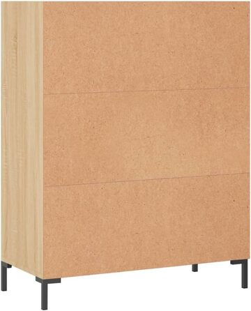 Книжкова шафа 69,5x32,5x90 см Інженерна деревина (дуб сонома)