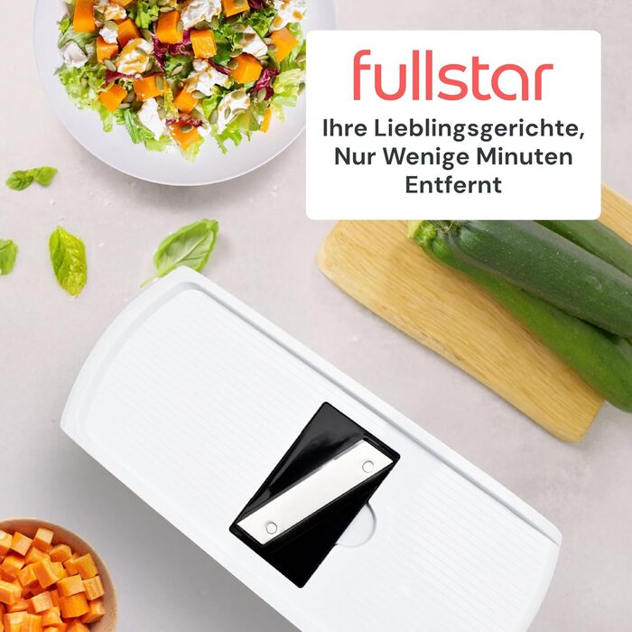 Многофункціональний овочевий слайсер-терка Mandoline 10-в-1 (білий) - для овочів, фруктів, сиру, цибулі, картоплі, огірків, жульєни