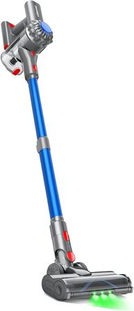 Бездротовий акумуляторний пилосос 50 хв/40 кПа/450 Вт з LED-підсвіткою, для видалення шерсті тварин (Сірий, CJ-C12D-4)