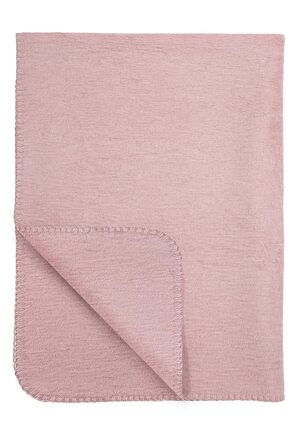 Дитяча ковдра Meyco 1231005 Classic Uni, 75 x 100 см, (1,5 м ( в упаковці), Dusty Pink)