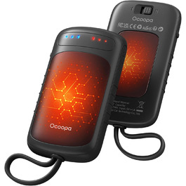Електричні грілки для рук OCOOPA DuoHeat UT5 - чорні, для кемпінгу, полювання, подорожей, подарунок для чоловіків Електричні грілки для рук OCOOPA DuoHeat UT5 - чорні, для кемпінгу, полювання, подорожей, подарунок для чоловіків