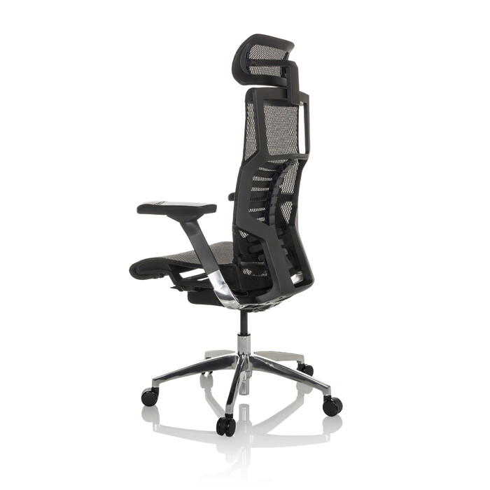 Офісне крісло / Крісло для керівника POFIT GEN2 сітчаста тканина чорного кольору hjh OFFICE