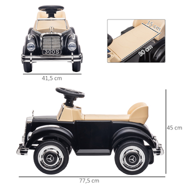 Дитячий каталок Mercedes-Benz Design 300 S Design, Чорний