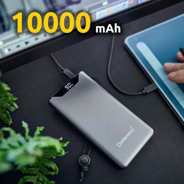 МАг, PD & QC, USB-C/USB-A, фіолетовий/Сірий, 10000, 10000