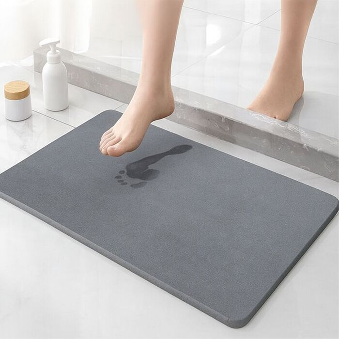 Relaxdays Килимок для ванної кімнати з дрібнозернистого піску