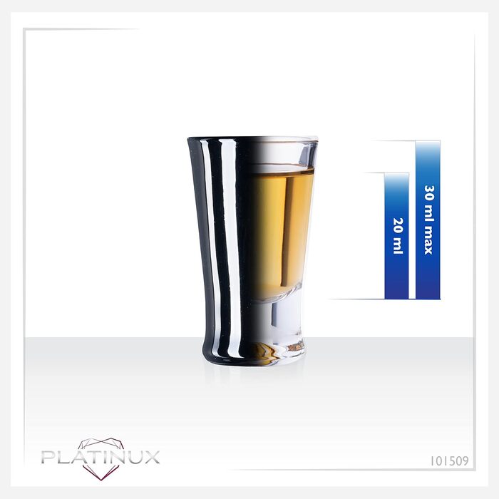 Набір келихів для шампанського PLATINUX, 6 шт., 210 мл, чорний колір