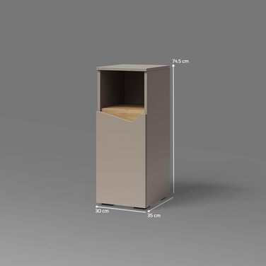 Шафа Livinity Bad Timavo біла з полицею, 60 x 67 см (Midischrank)