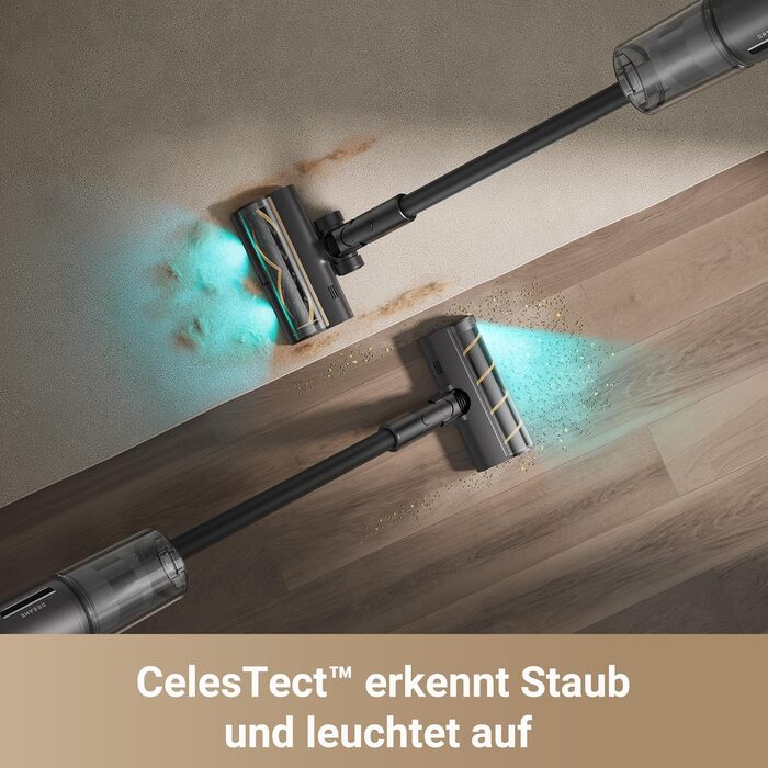 Dreame Z30 - Бездротовий пилосос з потужністю 190AW, LED-дисплеєм та турбо-щіткою для видалення шерсті тварин, 90 хвилин роботи, ідеальний для прибирання дому