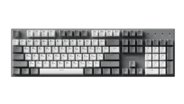 Дротова механічна клавіатура GamePro Genesis Metallic (MK144G) 100% Red switches