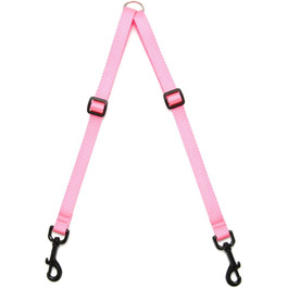 Муфта для ходьби Max & Zoey шириною 3/4 дюйма, середнього розміру, рожевого кольору