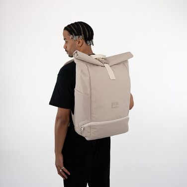 Рюкзак Johnny Urban для жінок і чоловіків великий бежевий - Allen XL - Великий рюкзак на колесах - Рюкзак для подорожей вихідного дня з нижнім відділенням - Денний рюкзак для подорожей Uni Travel - водовідштовхувальний пісок