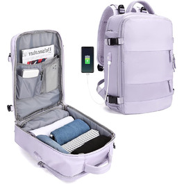 Дорожній рюкзак SZLX 33х20х47 см фіолетовий