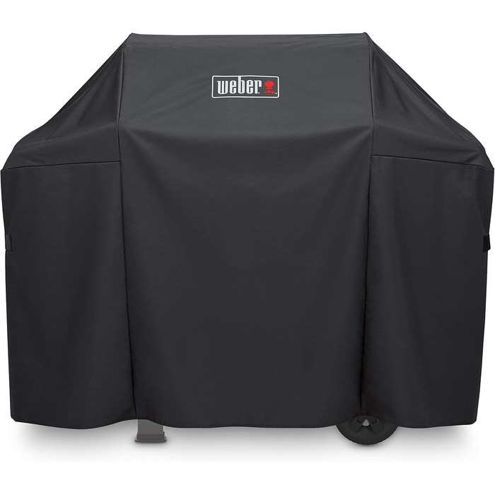 Набір для гриля Weber (щітка, щипці) + чохол Premium для грилів Spirit/Spirit II 300 та 200 серії, чорний