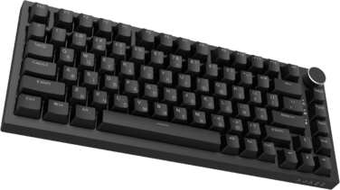 Дротова механічна клавіатура Ajazz AK820 Red Switch Black (AK820-R-B)